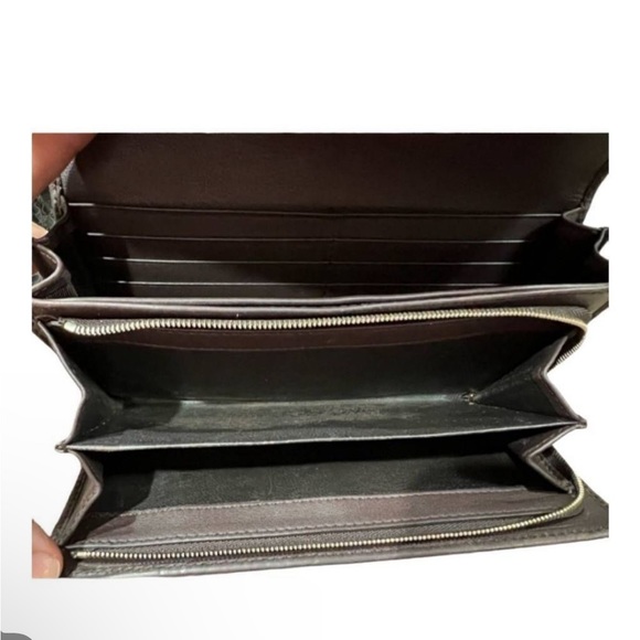 GUCCI Guccisima brown leather long wallet. - Picture 6 of 13